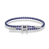 Bracelete de Cordão em H