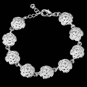 Bracelete Cordão Torcido em Prata 925